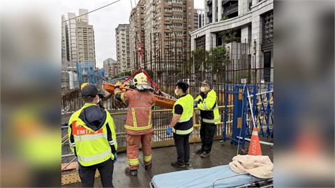 捷運萬大線永和工地驚傳墜樓意外！2工人1.5米高處跌落送醫急救