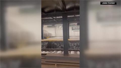 美國紐約破紀錄暴雨　布魯克林一片汪洋至少2死