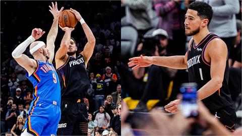 NBA(影)/「布克思議」!太陽一哥「書生」準絕殺奪雷霆命!賽後受訪霸氣吐心聲