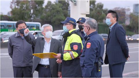 為改善內科交通及春節疏導工作　臺北市警局長到任隔日即赴現場視察