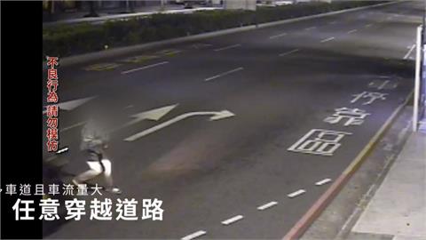行人違規釀事故！　台中一個半月取締近2千件　西屯區佔一半