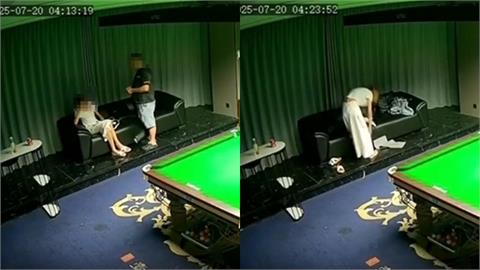 男客「激烈挑桿」正妹撞球助教⋯6分鐘畫面曝！網揭：業界清一色辣妹