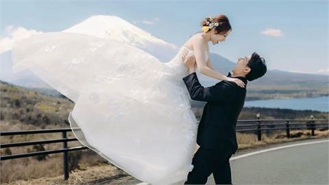 陳天仁曝「富士山絕美婚紗」 日籍夫「情書式告白」閃翻網:幸福在發光!
