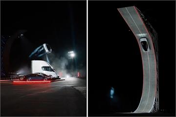 特斯拉電動跑車發表會太驚人　倒轉行駛、飛天旋轉、「0-100公里」只要1秒