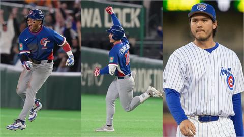 台灣三劍客火力全開！費仔、龍仔炸裂！鄭宗哲猛敲三壘安