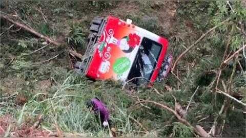 快新聞/肇因為何?南投杉林溪遊園車墜谷1死7傷 園方回應了:從沒發生過