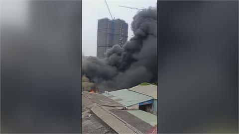 台中社宅工地悶燒15小時 盧秀燕:重罰500萬勒令停工