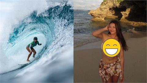 運動美女(影)/日本衝浪女神太辣!松田詩野比基尼美照曝光 球迷驚呼「根本美人魚」