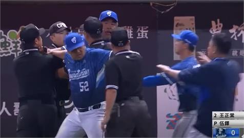 中職(影)/陳連宏抗議事件中職懲處出爐 遭罰4萬+禁賽2場、悍將火速提出申訴