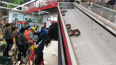 北京超市現搶菜潮！官媒急喊「物資足」網狠酸：重點能出門嗎？