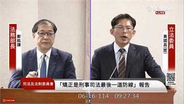 「京華城朱將軍」偵訊遭辱？鄭銘謙不滿黃國昌拿假音檔質詢　可以用AI嗎？