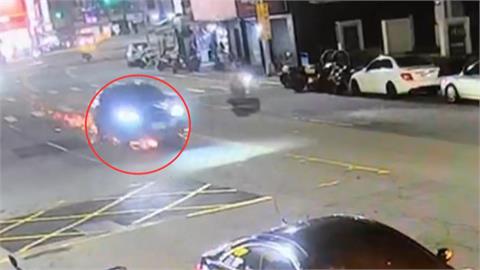 台中酒駕男肇逃「拖機車爆炸」成火龍！　民眾圍堵制伏