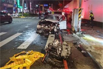 桃園毒駕狂飆撞死2路人「引擎都噴飛」　肇事毒犯傷重不治