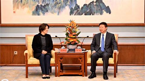饒慶鈴會面中共國台辦宋濤　綠委批：地方包圍中央