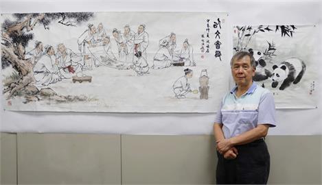 【淡江傳真】紅樓夢郵票熱銷　中華郵政第14度邀淡江駐校藝術家沈禎繪製