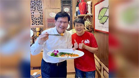 快新聞／賴清德大推「台日友好」水產佳餚　林佳龍震撼出手了