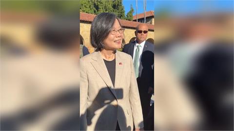 快新聞／蔡英文赴美談「科技與國安」　笑稱台灣製造「蠻強的」