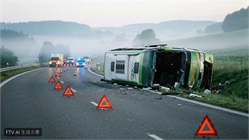 赴德參加啤酒節遇死劫　遊覽車翻覆釀菲律賓客2死8重傷