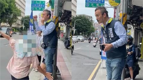 葉元之路口反罷遭嗆：共匪回大陸！下秒「怒推鏡頭、打手臂」失控畫面流出