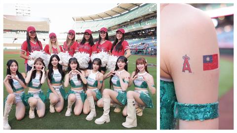啦啦隊／睦那京領軍「洋基女孩」前進洛杉磯MLB主場！美國球迷瘋拍：太可愛了吧！