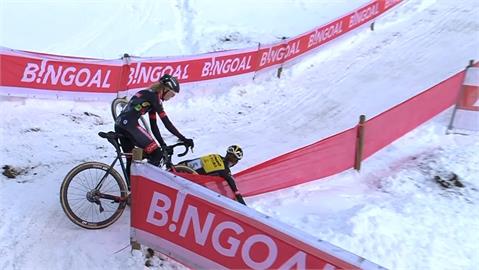自行車越野世界盃雪地挑戰 男女組摔車兩樣情
