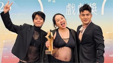 借弟弟精子懷孕！導演洪千涵「挺8月肚」同台老婆：平權之路還要走