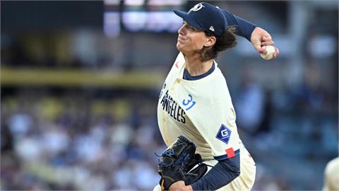 MLB(影)／美版陽耀勳！道奇小葛「褲子滿是血」投到手指破皮、7局6K照噴百球