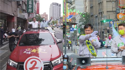林佳龍、侯友宜板橋掃街　同場較勁搶攻最大票倉