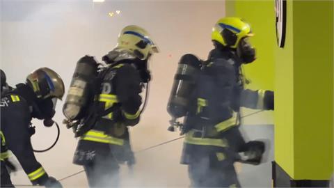 防高樓火警悲劇重演　台中市出動雲梯車、無人機演練