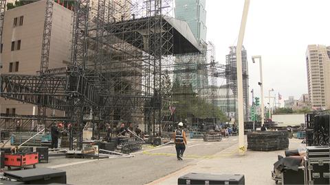 跨年晚會螢幕驚見央視節目　北市府回應說「這個原因」