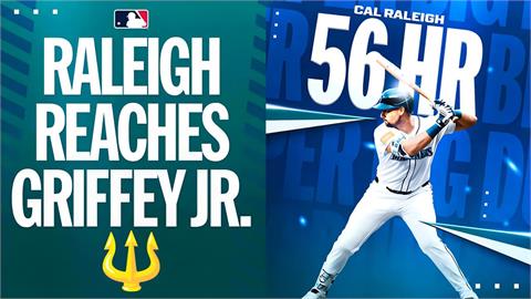 MLB(影)／紀錄製造機！水手勞雷單場雙響「56轟出爐」與「小子」並列隊史最多