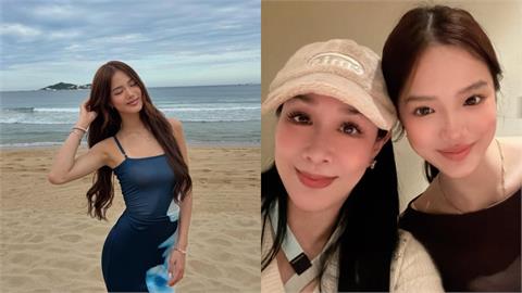 鍾麗緹18歲愛女赴美留學！機場擁抱送行淚崩　哭紅雙眼喊不捨
