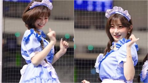 李珠珢「大巨蛋猛搖」全都錄!超頻震盪3連發「應援女僕裙騰空」險走光