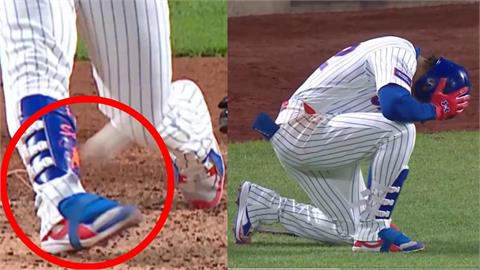MLB(影)／痛！索托自打球強襲腳踝「當場跪地」　大都會賽後列每日觀察名單