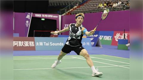 羽球(影)／左手重砲林俊易轟垮日本選手小川翔悟　續拚年終總決賽門票