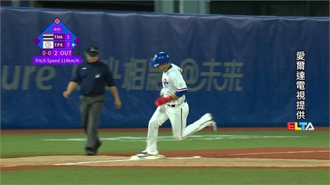 林立三分砲帶動攻勢火力串連　亞運棒球小組賽台灣12：1扣倒泰國