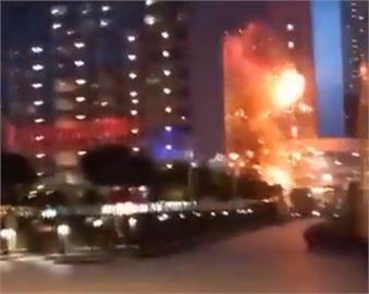 快新聞／疑遭烏克蘭無人機攻擊　俄國莫斯科金融區大樓爆炸影片曝