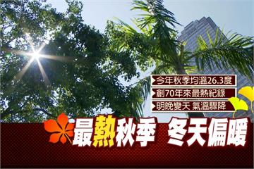 說好的冬天呢？台北11月均溫26度