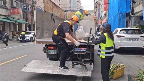 大火燒出佔用問題！南門市場整頓　物品佔用車道　一律當廢棄物處理