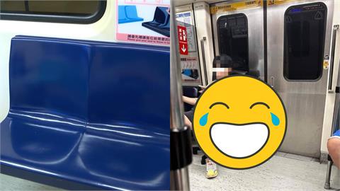 乘客「自備電腦椅」不怕被讓位！超Chill畫面曝…網笑：捷運智慧王