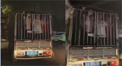 中國廣州「人民被貨車載運」畫面曝　網嘆：習近平把人當牲畜