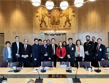 快新聞／沈有忠、羅一鈞訪瑞典國會！　跨黨派議員挺台有意義參與國際組織