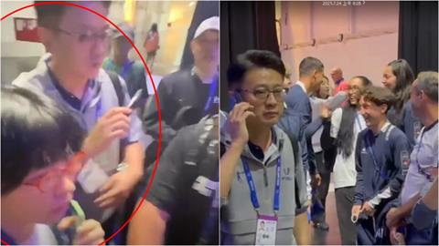 不爽台灣奪牌「中國隊野蠻搶賀電」激烈衝突曝光！法國隊力挺高喊這句他們縮了