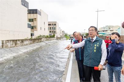 安中抽水站可擋潮和抽水  黃偉哲：保護市民生命財產安全
