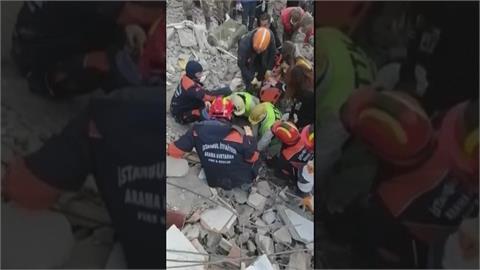土耳其強震奇蹟再現！　3人困瓦礫堆下228小時幸運獲救