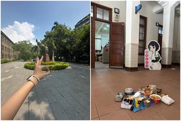蔡英文中山女高學妹們新行動　為爭取外送午餐「中午校長室外吃便當」