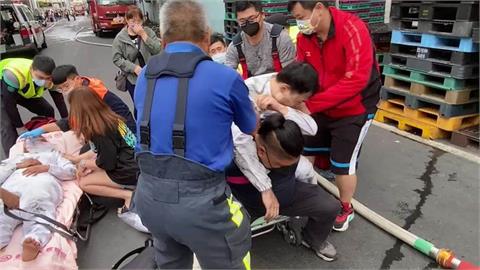 彰化聯華食品廠驚傳火警！　員工躲冷凍庫「22人被救出10人命危」