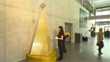 63kg純金打造！歐洲最貴耶誕樹價值超過8千萬