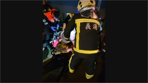 竹北民宅神明廳起火　1男受困　全身8成3度燒燙傷　送醫搶救