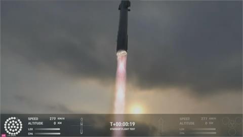 SpaceX第四次試射順利升空　星艦成功降落印度洋